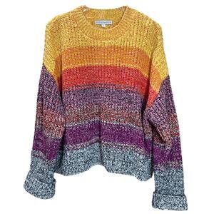 Beyond the Radar Multicolor Oversized Sweater Size XL